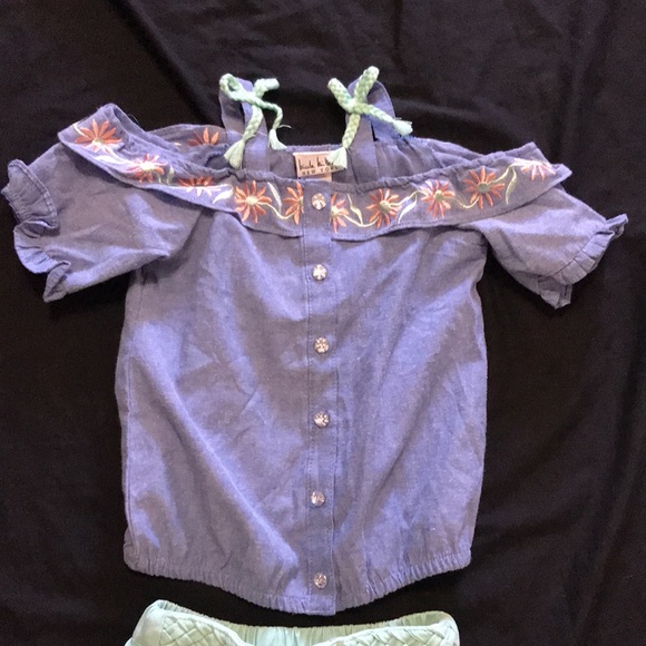 Nicole Miller floral girl outfit. Size 5. - Picture 2 of 11